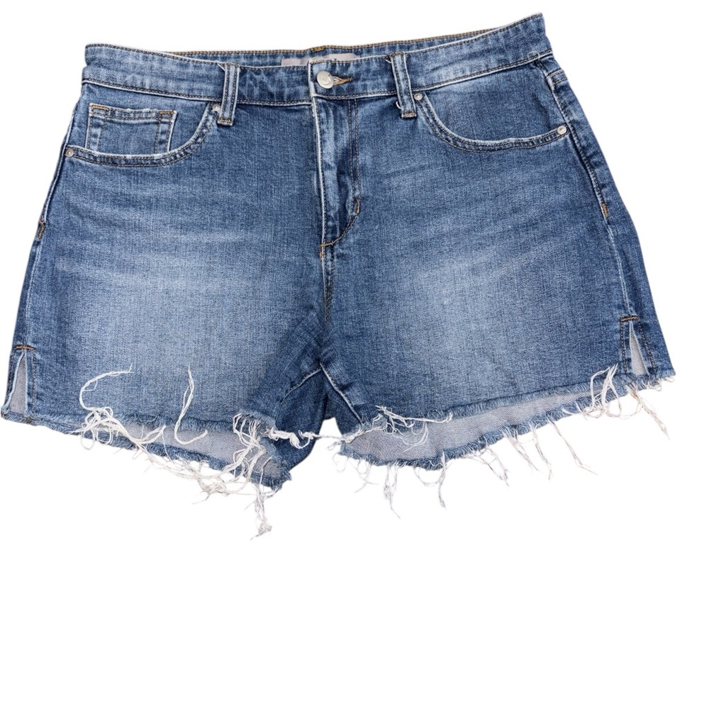 Joe’s Jeans Blue Jean Denim Frayed Hem Women Shorts Size 30